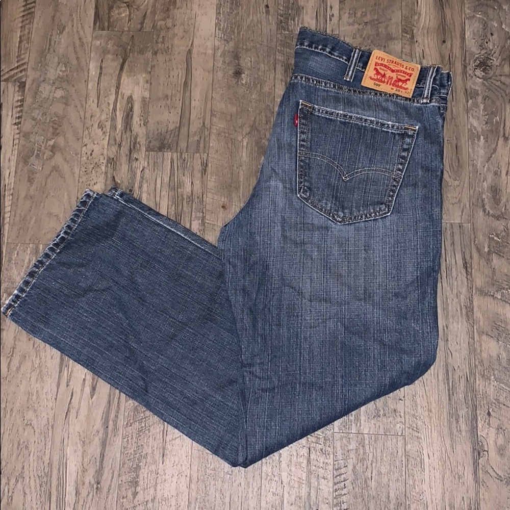 Men’s Levi’s 559 Relaxed Straight Jeans 38x32 EUC